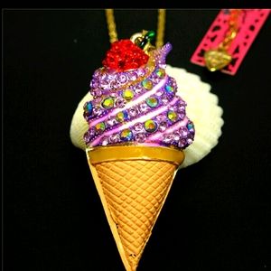 Betsey Johnson Ice cream Necklace